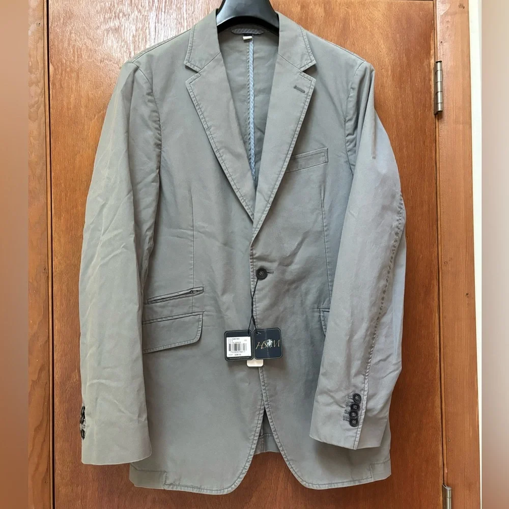 Hart Schaffner Marx Men's Blazer Made in Portugal 100% Cotton Size S